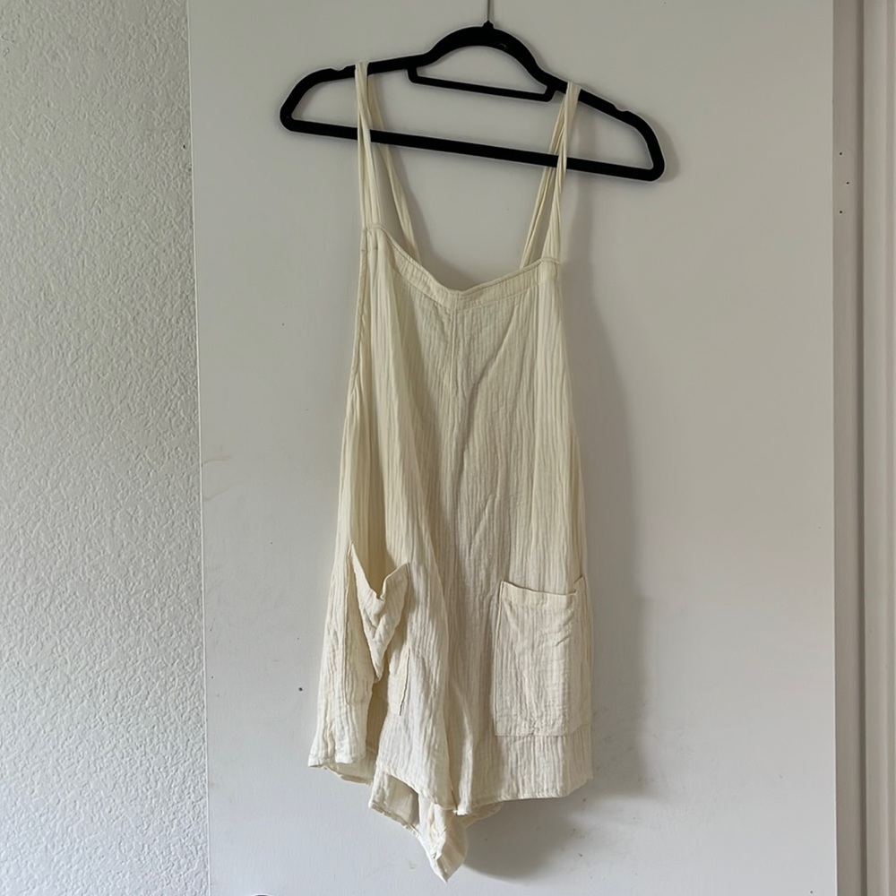 White overall coverup